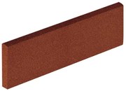 Piastrella battiscopa Bismantova rosso L 26 x H 8 cm opaco
