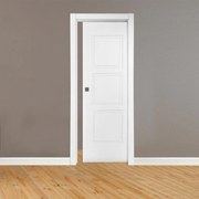 Porta scorrevole Amaltea bianco L 60 x H 210 cm reversibile