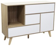 TETLIS - madia moderna con tre cassetti e un'anta