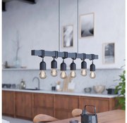 Eglo 44062 - Lampadario a sospensione TOWNSHEND 6xE27/60W/230V