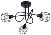 Sollux SL.1118 - Lampadario a stelo BELUCI 3xE14/40W/230V nero