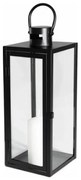 Lanterna decorativa 49 cm nera