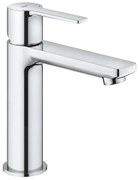 Rubinetto per lavabo a canna media lineare cromo spazzolato GROHE