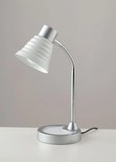 Lampada da tavolo leonardo bianca 1xe14 13x39cm ldt055leo-bianco