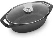 Casseruola ovale 32 cm con coperchio Grandi cotture