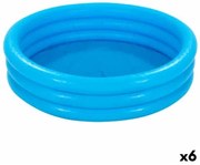 Piscina Gonfiabile per Bambini Intex Azzurro Anelli 330 L 147 x 33 cm (6 Unità)