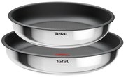 Padelle in set in acciaio inox con superficie antiaderente/con manico rimovibile 2 pz ø 26 cm INGENIO Cook Eat L8813S75 – Tefal