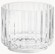 Portalumino in vetro soffiato con superficie scanalata Lyngby