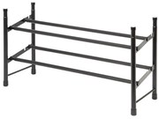 Scarpiera telescopica in metallo nero - Compactor