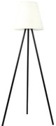 Lampada da terra per esterni moderna nera IP44 con LED solare - Virginia