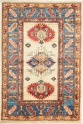 Kazak Tappeto 90 x 60 Blu (Pakistan) Annodato A Mano