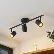 ELC Binola faretto in nero, 3 luci