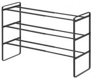 Scaffale nero regolabile a 3 livelli Maebashi - YAMAZAKI