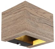 Globo 15553W1W - Applique a LED ALINA LED/8W/230V marrone