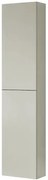 Colonna per mobile bagno Pixel 2 ante P 27 x L 30 x H 160 cm laccato opaco grigio pastello
