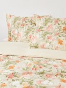 Copripiumino in raso di cotone floreale Anthea