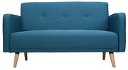 Divano scandinavo 2 posti blu anatra ULLA