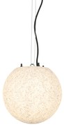 Lampada a sospensione da esterno moderna grigia 25 cm IP65 - Nura
