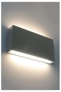 Applique LED garage madrid grigio, luce con 3 temperature di colore BOTLIGHTING IP65