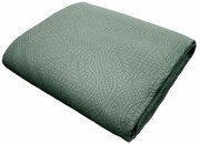 Set con copriletto e federa verde in microfibra 220x240 cm Romane – douceur d'intérieur