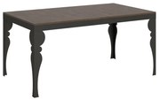 Tavolo Allungabile Paxon Evolution P.90 - Struttura Antracite, 90x160/420 cm Paxon Evolution / Noce
