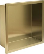 MENSOLA BAGNO 30x30 gold brush