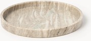 Vassoio decorativo in marmo Venice, Ø 35 cm