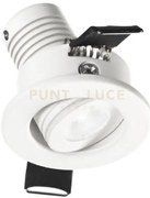 Gfa880c-  faretto da incasso regolabile tondo bianco led 3000k 170l...