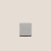 Cube pouf in microfibra smacchiabile T11 grigio chiaro