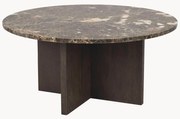 Tavolino da salotto rotondo in marmo Brooksville