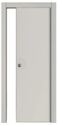 Porta interna scorrevole Idra in legno colore grigio, L 80 x H 210 cm, apertura reversibile