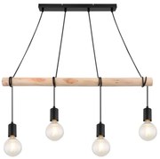 Rabalux 3980 - Lampadario a sospensione con filo PABLO 4xE27/40W/230V