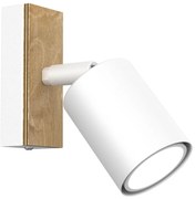 Faretto da parete TULON 1xGU10/8W/230V bianco/quercia