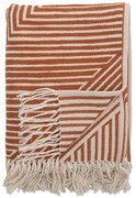 Bloomingville - Maddeleine Throw Orange/Cotton Bloomingville