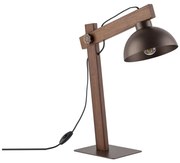 Lampada da tavolo OSLO 1xE27/15W/230V noce/marrone