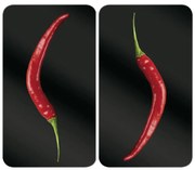 WENKO 2521380100 - Copertura per piano cottura 30x52 cm multicolore/grigia/trasparente