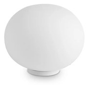 Lampada Da Tavolo Contemporanea Smarties Metallo Bianco 1 Luce E27 42W Ip20