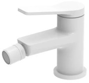 New Line Miscelatore Per Bidet Con Cartuccia In Ceramica Bianco Opaco