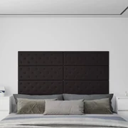 Pannelli Murali 12 Pz Neri 90x30 Cm İn Similpelle 3,24 M² /