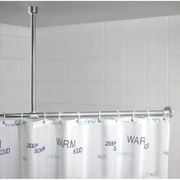 Supporto a soffitto per tenda doccia in argento 57 cm - Wenko