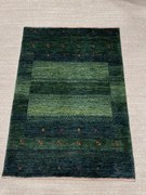 Loribaft Tappeto 80 x 120 Verde (Iran) Annodato A Mano