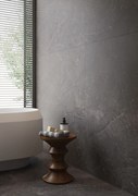 Cotto D'Este Lithos Pavimento Rivestimento 60x120 Cm 14 Mm Effetto Pietra Sabbiata Rettif. Gres Porcellanato Spessorato Carbon