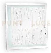 Lampada da soffitto ocean pl2 trasparente