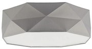 Plafoniera KANTOOR 4xE27/60W/230V grigio