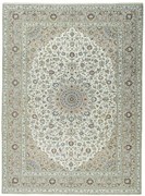 Kashan Tappeto 300x400 Beige (Iran) Annodato A Mano