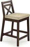 Sgabello da bar Borys Low in noce/Lars07 - H 83 cm
