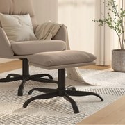 Sgabello Grigio Chiaro 60x60x36 Cm İn Microfibra /