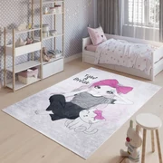 Tappeto Lavabile Per Bambini Malu - Rosa - HOME