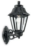 Applique Classica Dafne Materie Plastiche Nero 1 Luce E27 Big