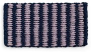 HAY - Coco Stripe Wide Tappetino per Porta Lavender/Navy Hay